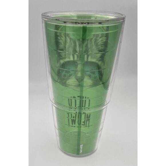 Check Meowt Tervis Tumbler 24 oz Dishwasher Safe Keeps Drinks Hot and Cold - Picture 3 of 10